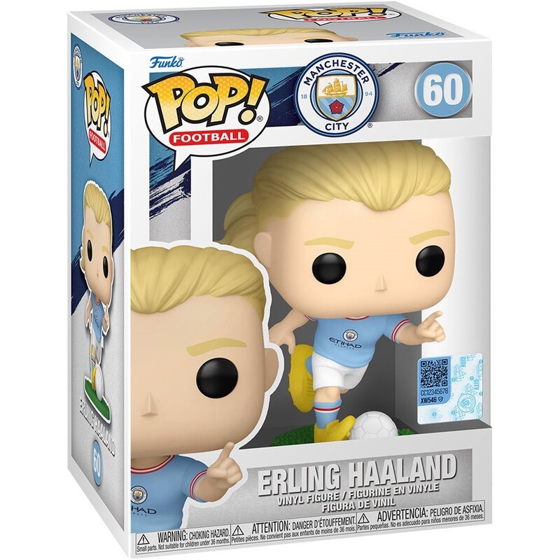 Колекційна фігурка Funko POP Football: FC Manchester City - Erling Haaland (5908305246947)