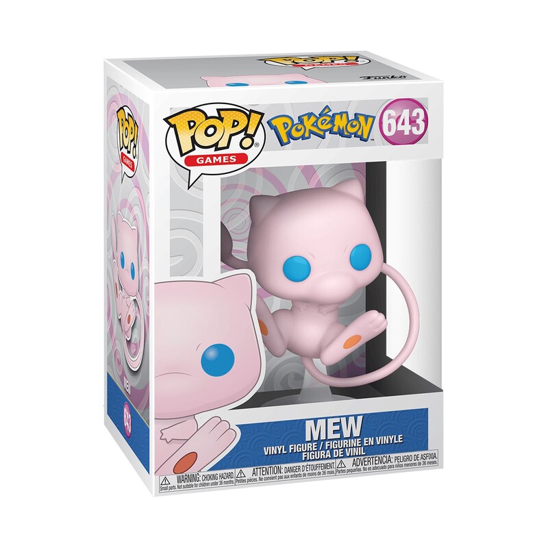 Колекційна фігурка Funko POP Games: Pokemon - Mew (5908305247180)