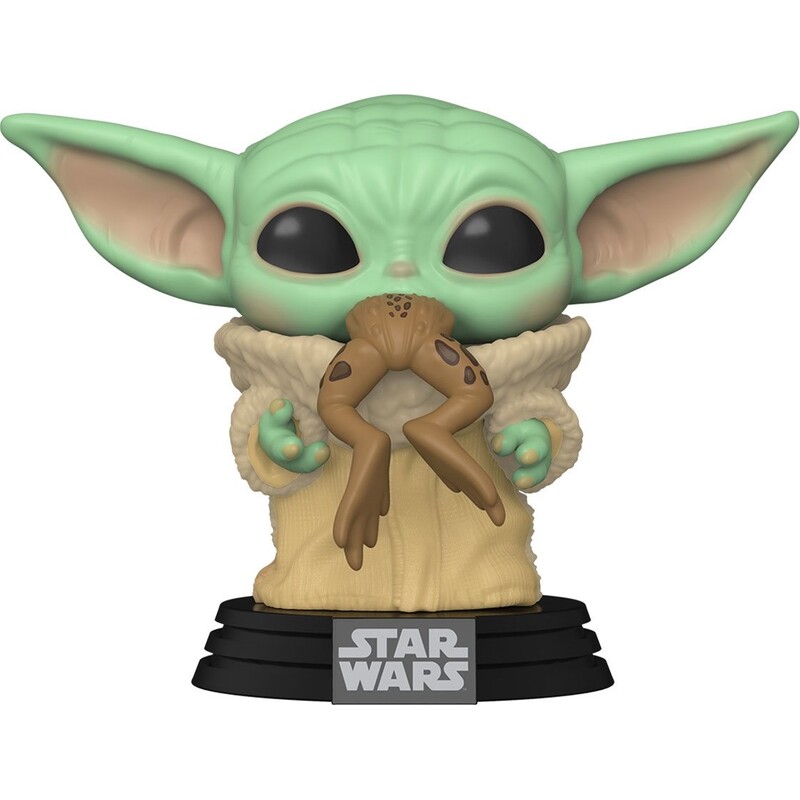Колекційна фігурка Funko POP Star Wars: Mandalorian - The Child w/frog (5908305247562)