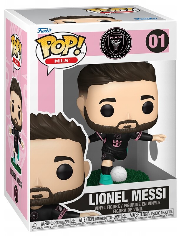 Колекційна фігурка Funko POP Football: Inter Miami - Lionel Messi (Away) (5908305249917)
