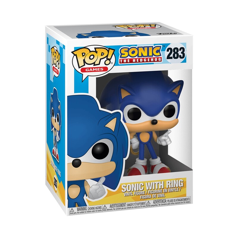 Колекційна фігурка Funko POP Games: Sonic - Sonic w/ ring (889698201469)
