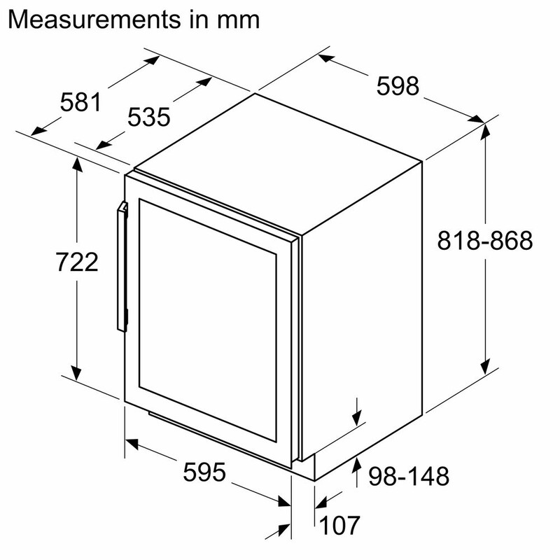 Винна шафа Siemens KU21WAHG0