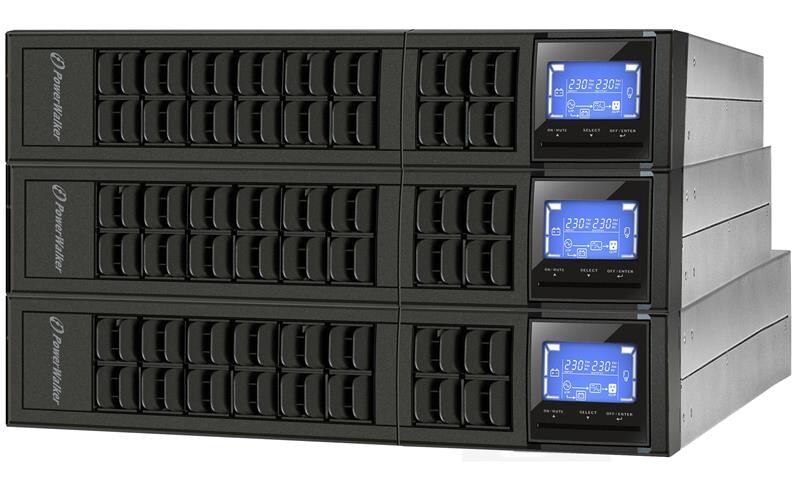 ДБЖ PowerWalker VFI 3000 CRM LCD 3000VA, 4хIEC, USB (10122002)