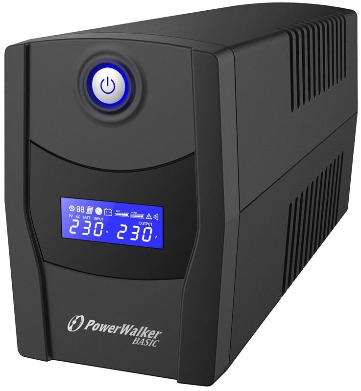 ДБЖ PowerWalker Basic VI 1000 STL 1000VA, 2xSchuko, USB (10121074)