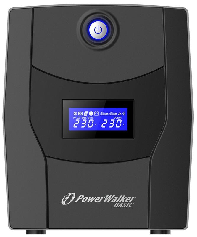 ДБЖ PowerWalker Basic VI 1500 STL 1500VA, 4xSchuko, USB (10121076)