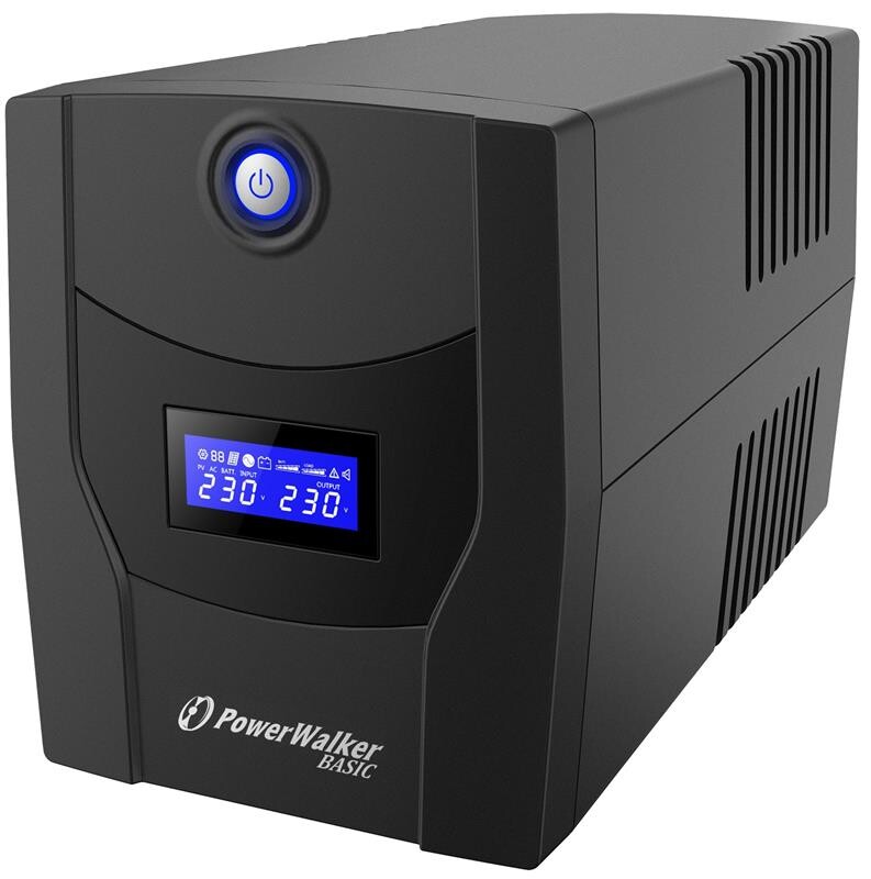 ДБЖ PowerWalker Basic VI 1500 STL 1500VA, 4xSchuko, USB (10121076)