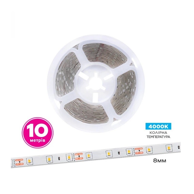 Светодиодная лента ELM 2835 60LED IP20 4000K 10м (19-0014-10)