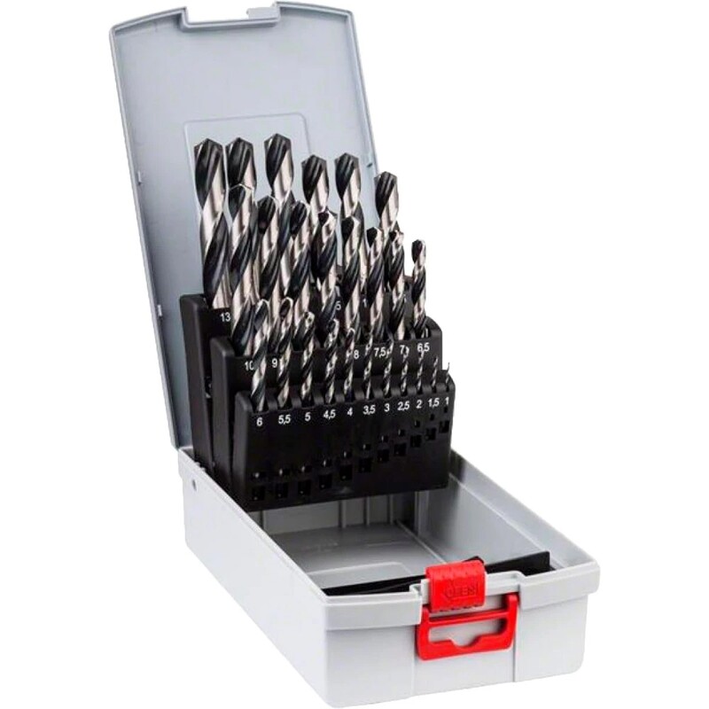Набір свердл по металу Bosch Professional HSS-PointTeQ, 1-13мм, кейс, 25шт (2.608.577.352)