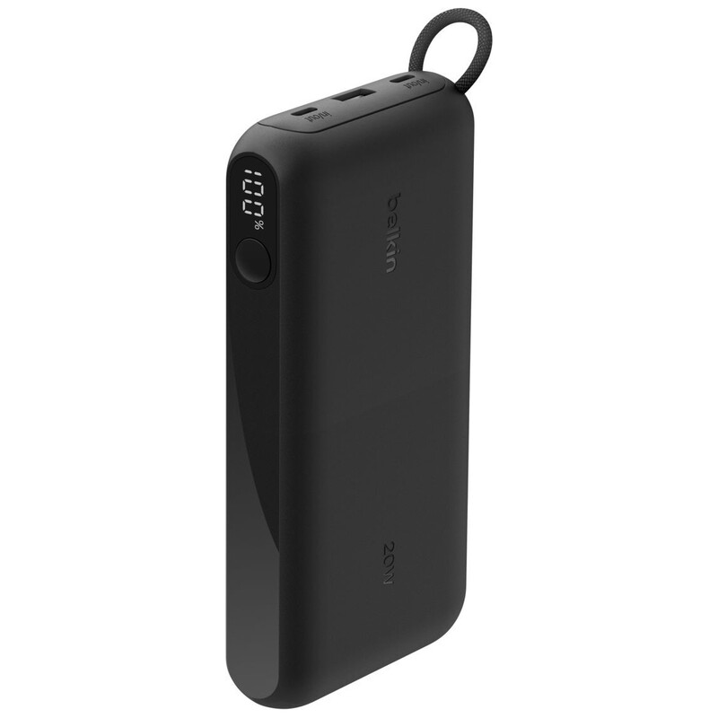 Универсальная мобильная батарея Belkin Power Bank 20000mAh 20W Black (BPB028HQBK)