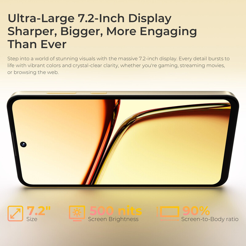 Смартфон Oukitel C69 8/512GB Gold (6941749825292)