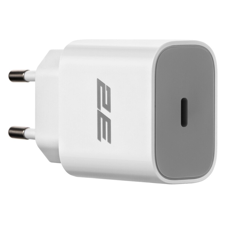 Сетевое зарядное устройство 2E (1USB 3A) 25W White (2E-WC1USBC25W-W)
