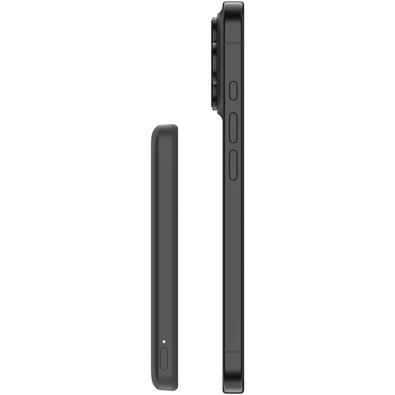 Универсальная мобильная батарея Belkin Power Bank Slim Magnetic 5000mAh 15W Black (BPD010HQBK)