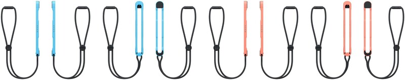 Ремінець Nintendo Joy-Con 2 Strap Pair Light Blue/Light Red (0045496321420)