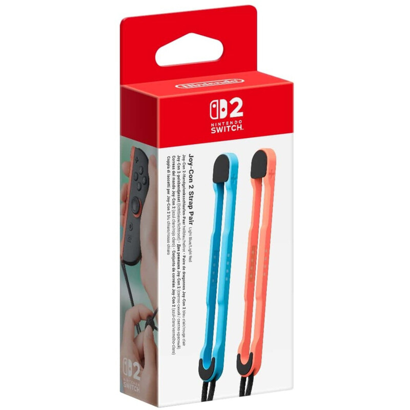 Ремінець Nintendo Joy-Con 2 Strap Pair Light Blue/Light Red (0045496321420)