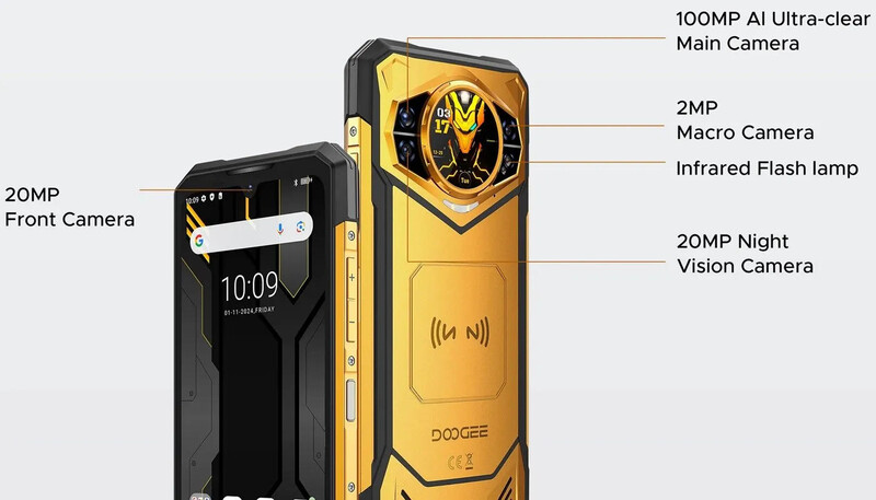 Смартфон Doogee S200X VIP 12/512GB Yellow (6923740293805)