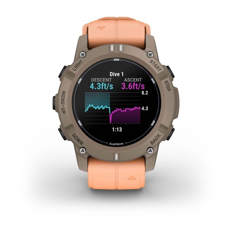 Смарт-годинник Garmin Descent G2 Paloma with Shell Pink Band (010-02986-01)