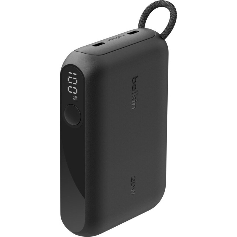 Универсальная мобильная батарея Belkin Power Bank 10000mAh 20W Black (BPB027HQBK)