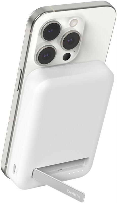 Универсальная мобильная батарея Belkin Power Bank Magnetic Qi2 8000mAh 20W White (BPD007BTWH)