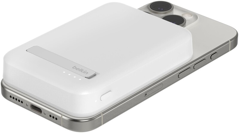 Универсальная мобильная батарея Belkin Power Bank Magnetic Qi2 8000mAh 20W White (BPD007BTWH)