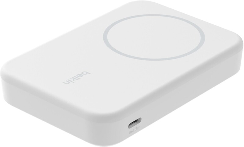 Универсальная мобильная батарея Belkin Power Bank Magnetic Qi2 8000mAh 20W White (BPD007BTWH)