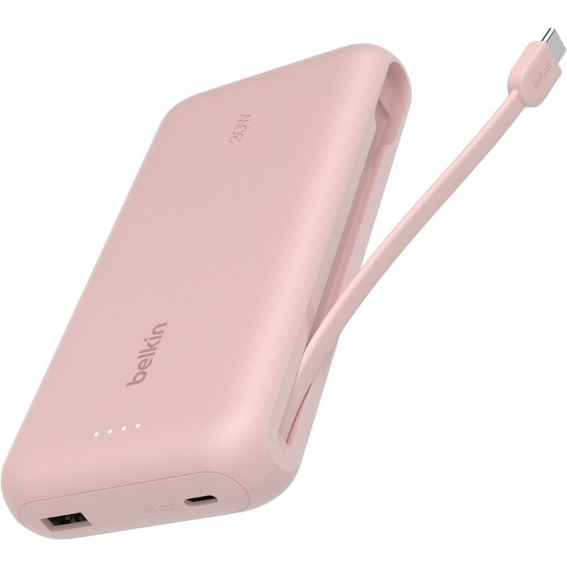 Универсальная мобильная батарея Belkin Power Bank 20000mAh 30W Pink (BPB024HQPK)