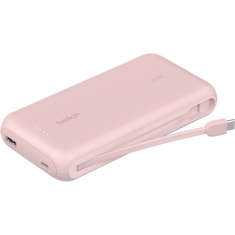 Универсальная мобильная батарея Belkin Power Bank 20000mAh 30W Pink (BPB024HQPK)