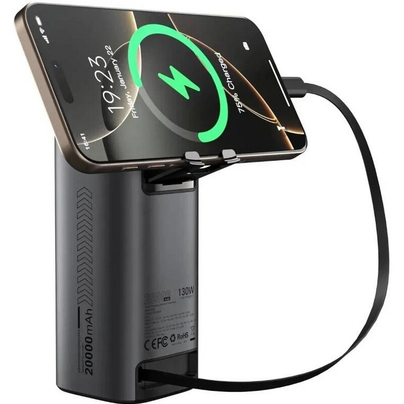 Универсальная мобильная батарея Choetech B815C 20000mAh 130W Black