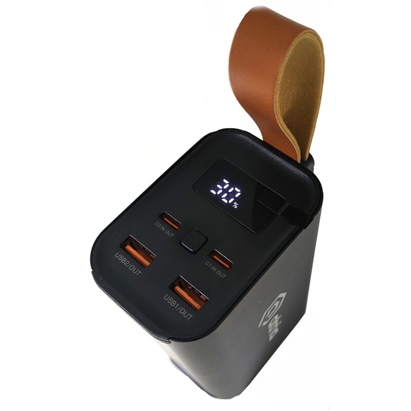 Универсальная мобильная батарея Atria 30000mAh 130W Black (WPD-130)