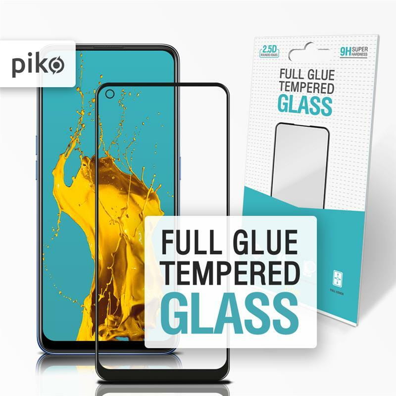 Защитное стекло Piko для Oppo A74 Black Full Glue, 0.3mm, 2.5D (1283126512735)