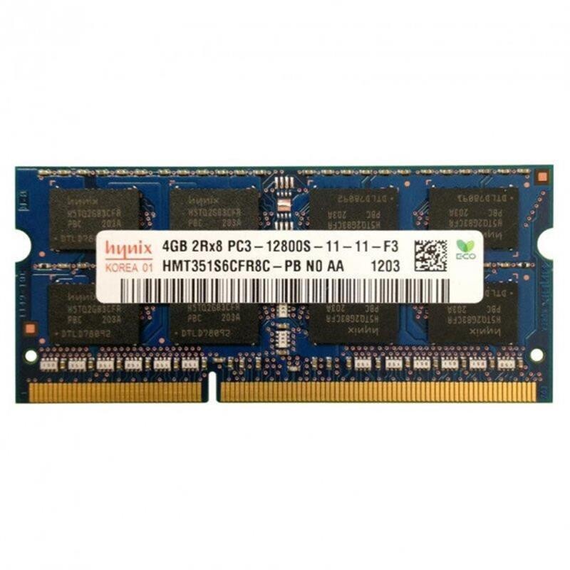 Модуль пам`яті SO-DIMM 4GB/1600 DDR3L Hynix (HMT351S6CFR8A-PB) Refurbished