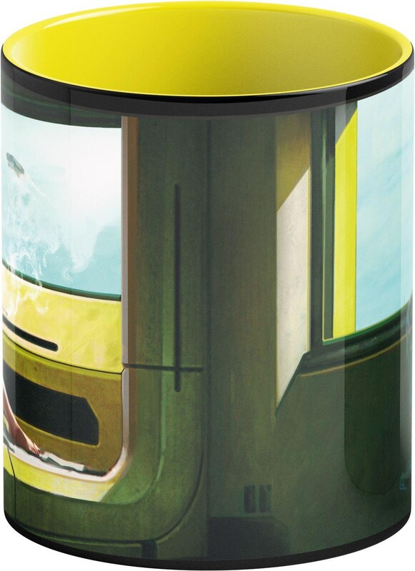 Чашка GoodLoot Game Art Chronicles Cyberpunk 2077 V & Edward Hopper 450 мл (5908305247647)