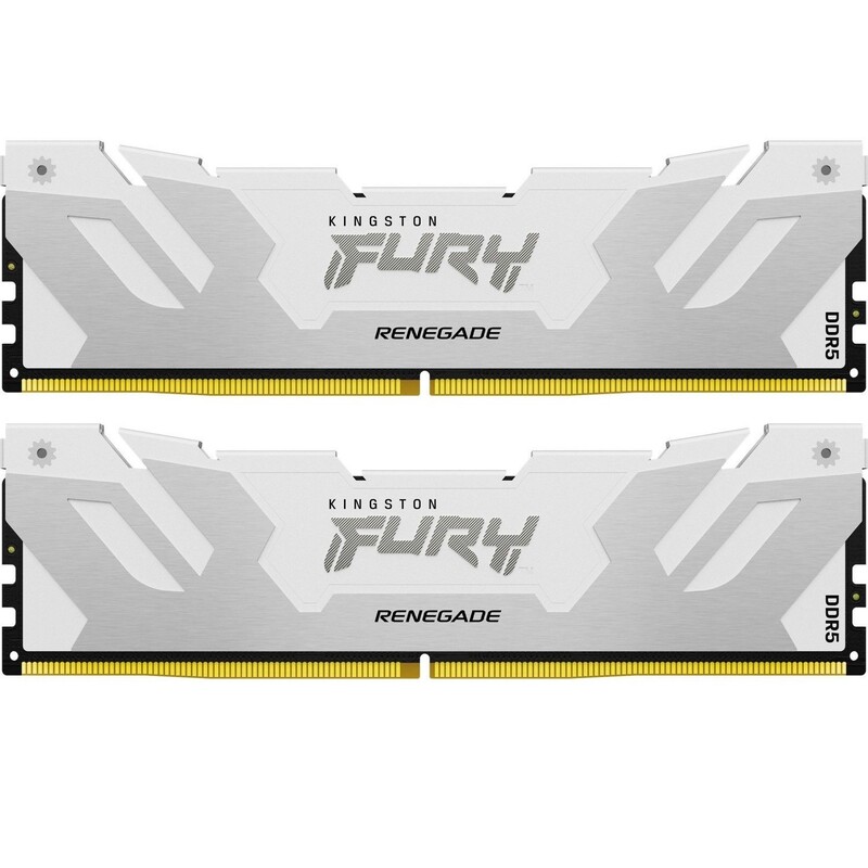 Модуль памяти DDR5 2x24GB/8400 Kingston Fury Renegade Silver/White (KF584CU40RWK2-48)