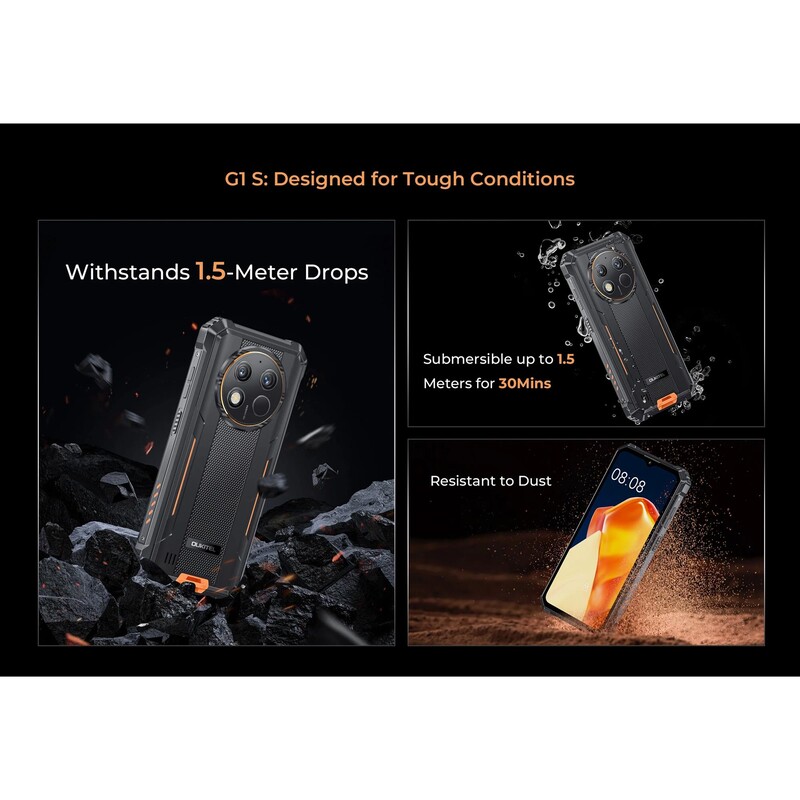 Смартфон Oukitel G1S 4/128GB Green (6941749843692)