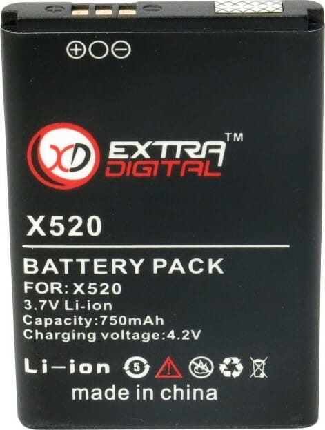 АКБ Extradigital для Samsung Galaxy C5212/x520 3.7V 750mAh (BMS6339)