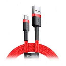 Кабель Baseus Cafule Series USB-USB-C, 2м Red (CATKLF-C09)
