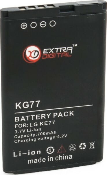 АКБ Extradigital для LG KM380 (KG77) 700mAh (DV00DV6058)