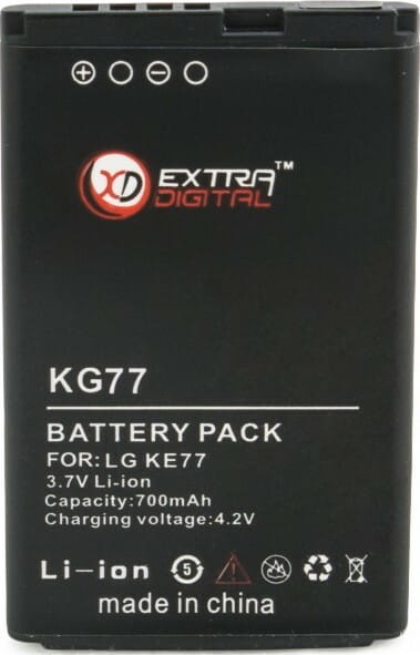 АКБ Extradigital для LG KM380 (KG77) 700mAh (DV00DV6058)