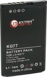 АКБ Extradigital для LG KM380 (KG77) 700mAh (DV00DV6058)