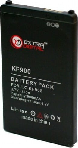 АКБ Extradigital для LG KF900 (IP-340N) 900mAh (DV00DV6060)