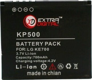 АКБ Extradigital для LG KP500 (LGIP-570A) 700mAh (DV00DV6066)