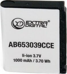 АКБ Extradigital для Samsung U908/E950/Z240/U900/U800/F309/F609/J208/J758/L168/L170/S659/S73 3.7V 1000mAh (DV00DV6075)