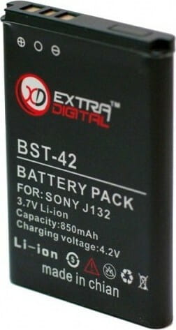 АКБ Extradigital для Sony Ericsson BST-42 (J132) 3.7V 850mAh (DV00DV6076)