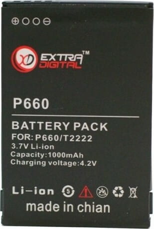 АКБ Extradigital для HTC Pharos P3470 1000mAh (DV00DV6087)