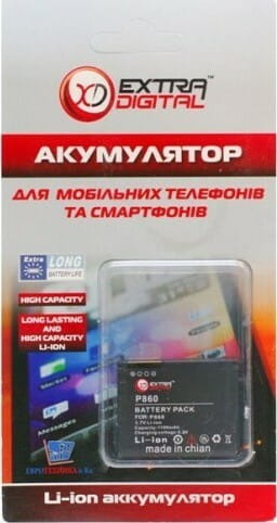 АКБ Extradigital для HTC Polaris 100 1100mAh (DV00DV6089)