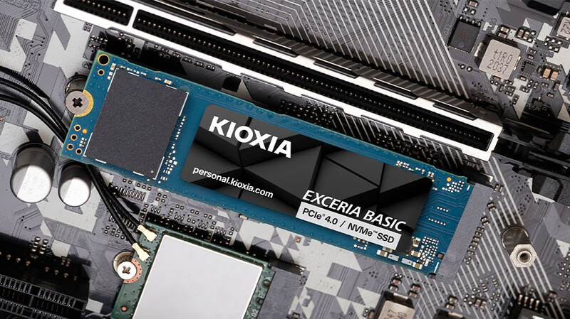 Накопитель SSD 1TB Kioxia Exceria Basic M.2 2280 PCIe 4.0 x4 QLC (LSF10Z001TG8)