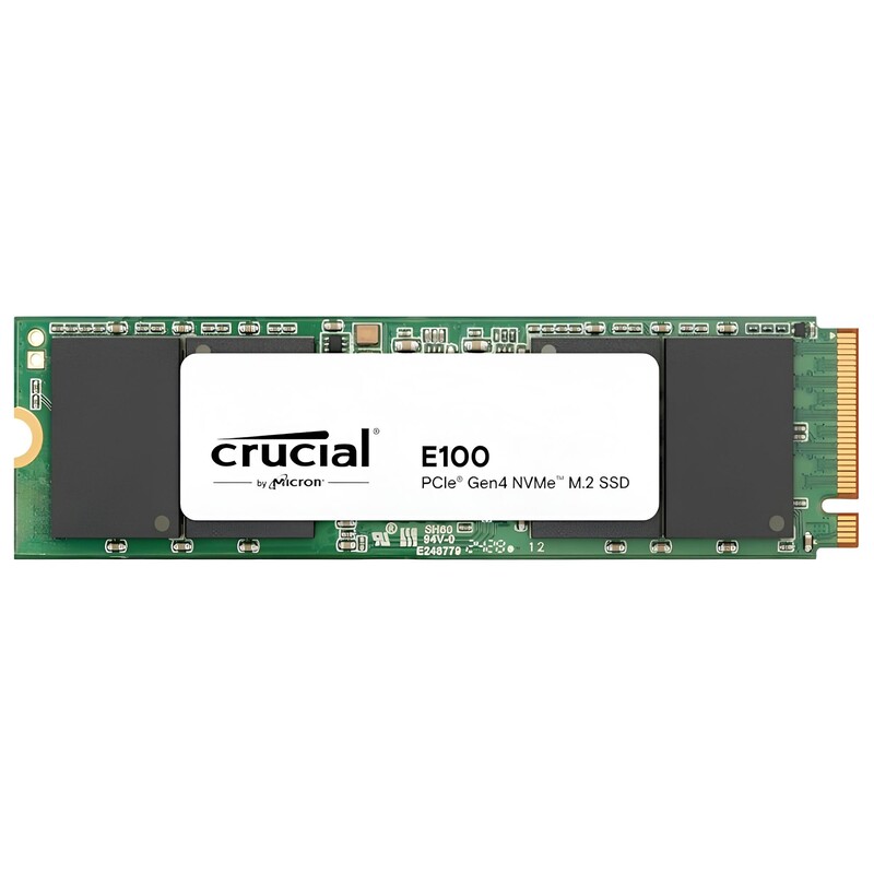 Накопитель SSD 2TB Crucial E100 M.2 2280 NVMe PCIe 4.0 x4 3D NAND QLC (CT2000E100SSD8)