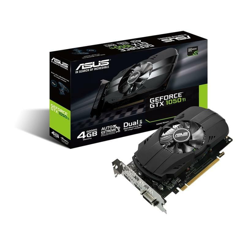 Видеокарта GF GTX 1050 Ti 4GB GDDR5 Asus (PH-GTX1050TI-4G)