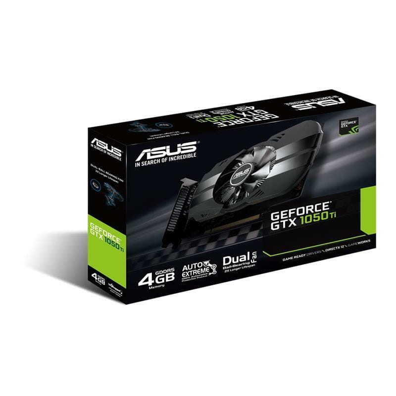 Видеокарта GF GTX 1050 Ti 4GB GDDR5 Asus (PH-GTX1050TI-4G)