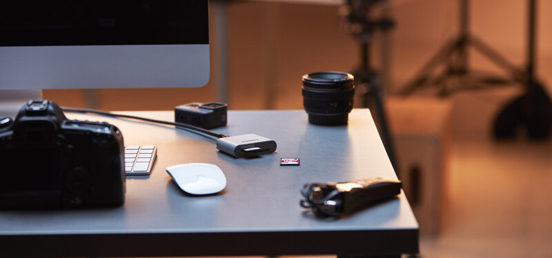 Кардрідер USB3.2 Type-C Kingston Workflow SD Reader (WFS-SD)