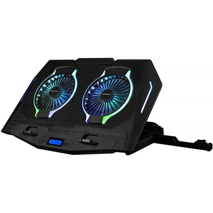 Подставка для ноутбука Modecom SILENT FAN MC-CF-21-RGB Black (PL-MC-CF-21-RGB)